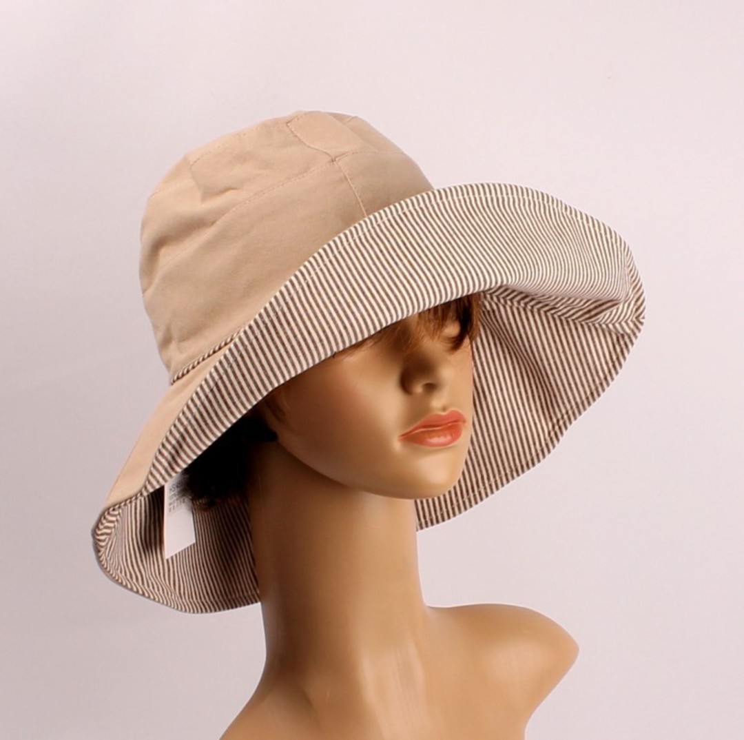 HEAD START Reversible cotton hat nat Style: HS/4663/NAT image 0